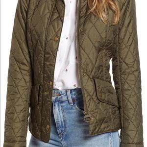 Barbour X Emily Bond Flyweight Quilted Jacket US sz 6